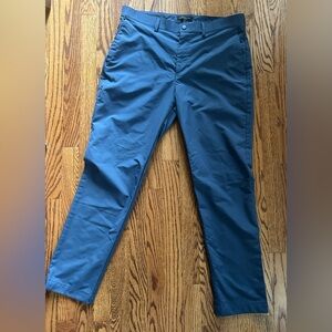 Men’s Vulpine City Chino Trousers in Petrol Blue from Banana Republic 34”x30”